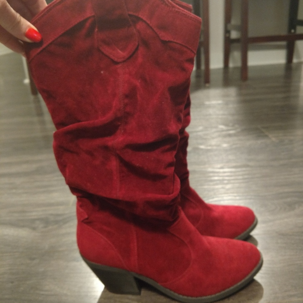 Red boots